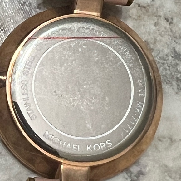 Michael Kors Gold Watch with Pink Strap